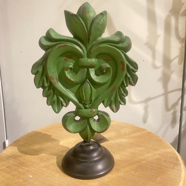 تحفة مزخرفه خشبي بستاند بالون الاخضر تحفة مزخرفه خشبي بستاند بالون الاخضر