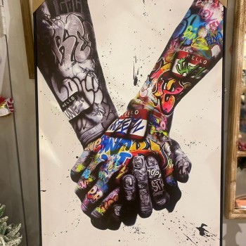 لوحه جداري باطار اسود خشبي -k17