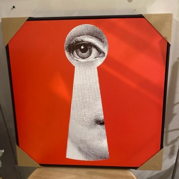 لوحه جداريه كانفس باطار اسود خشبي 63