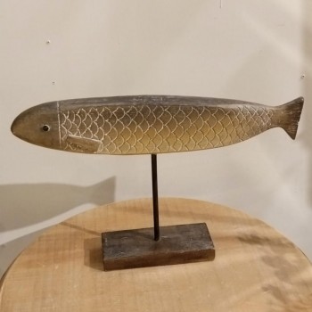 تحفة سمكه خشبي استاند 