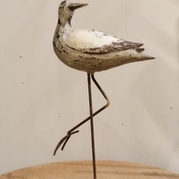 تحفة طائر  خشبي ملائم للحديقه 