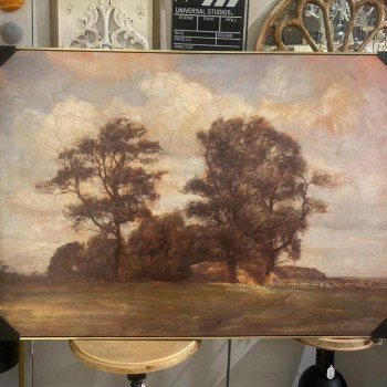 لوحه جداريه باطار ذهبي خشبي 54