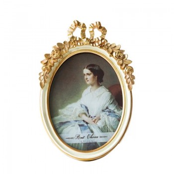 برواز ذهبي بفيونكه بمقاس 4*6 