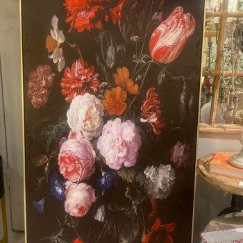 لوحه جداريه باطار ذهبي خشبي 53