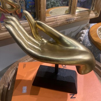 تحفة يد ستاند  ذهبي مكتبي 