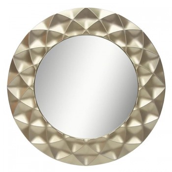 مرايا حائط دائري باطار ذهبي فخم مرايا حائط دائري باطار ذهبي فخم