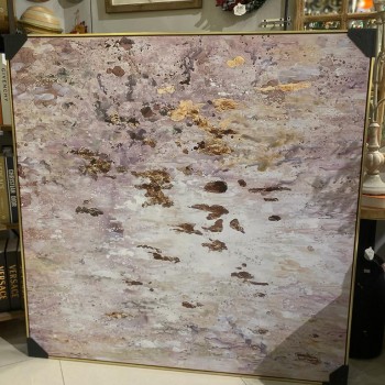 لوحه جداريه باطار ذهبي خشبي 57