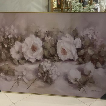 لوحه جداري باطار ذهبي خشبي -k28