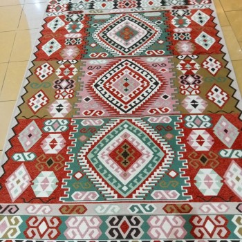 سجاد بوهيميه بالوان متناسقه فخمه 2363