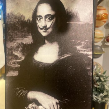 لوحه جداري باطار خشبي اسود -k13