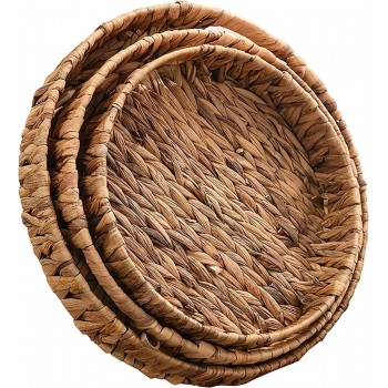 صينيه دائريه منسوجه من الخيزران متوفره بثلاث احجام صينيه دائريه منسوجه من الخيزران متوفره بثلاث احجام
