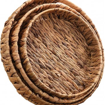صينيه دائريه منسوجه من الخيزران متوفره بثلاث احجام صينيه دائريه منسوجه من الخيزران متوفره بثلاث احجام