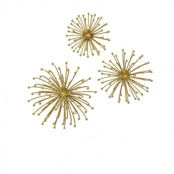 جداري معدني ذهبي طقم 3 احجام مختلفه 