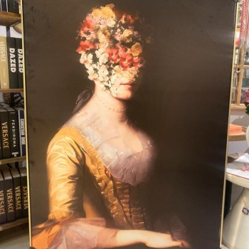 لوحه جداريه فاكتوري باطار ذهبي خشبي -k44 لوحه جداريه فاكتوري باطار ذهبي خشبي -k44