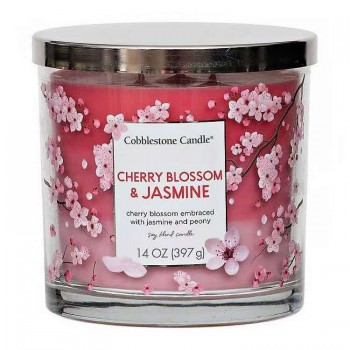 شمعه معطره باناء زجاج شمعه معطره باناء زجاج