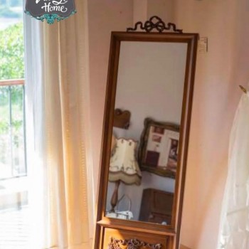 ستاند مرايا مصنوع من الخشب الطبيعي البرازيلي 9194