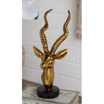 تحفه ديكور راس غزال مصنوع من الراتنج 8175