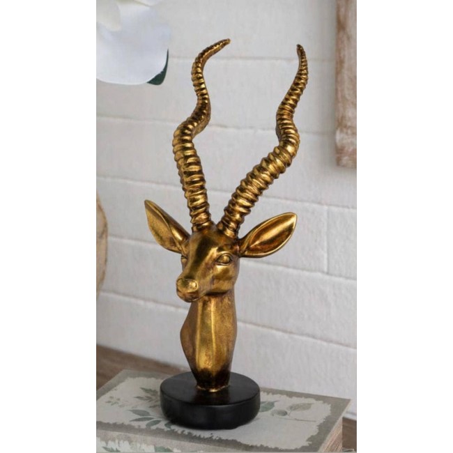 تحفه ديكور راس غزال مصنوع من الراتنج 8175