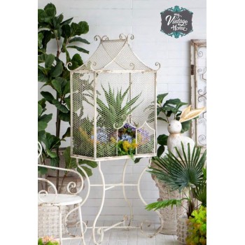 عربه حديديه بطابع ريفي فرنسي 8345 عربه حديديه بطابع ريفي فرنسي 8345