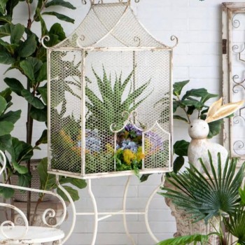 عربه حديديه بطابع ريفي فرنسي 8345