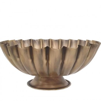 صحن تقديم مموج نحاسي فاخر 8158