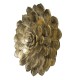 ديكور جداري بتصميم زهرة بلون ذهبي 8255