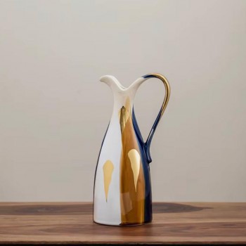 فازه سيراميك فنية بتصميم إبريق بلمسات عصريه 8287