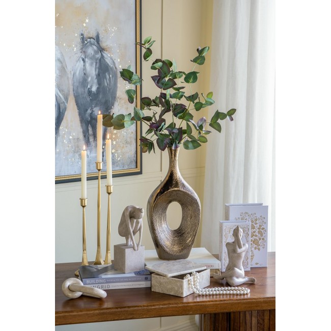  صندوق مجوهرات من حجر الترافرتين عالي الجوده 8311