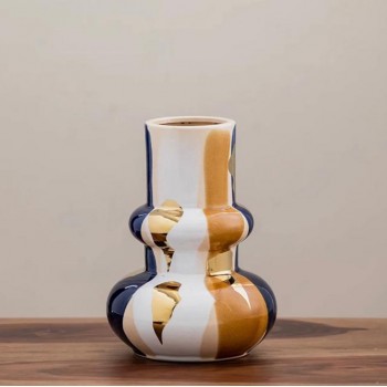 فازه سراميك فنيه تجريديه بلمسات عصريه مثالي لديكور المنزل 8282