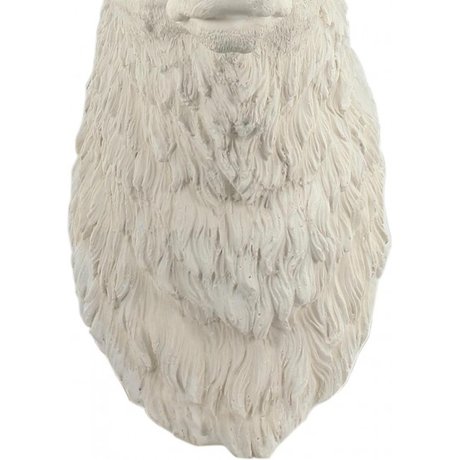 ديكور جداري رأس غزال أبيض بقرون 8365 ديكور جداري رأس غزال أبيض بقرون 8365