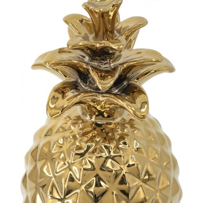  تحفة أناناس ديكوري بلون ذهبي متوفر الحجمين 8227