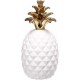 تحفه مصنوعه من السراميك شكل الاناناس باللون الابيض والذهبي 8226 تحفه مصنوعه من السراميك شكل الاناناس باللون الابيض والذهبي 8226