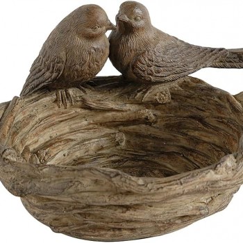 تحفه عش عصافير مصنوع من الراتنج 8252