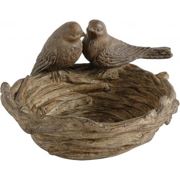 تحفه عش عصافير مصنوع من الراتنج 8252