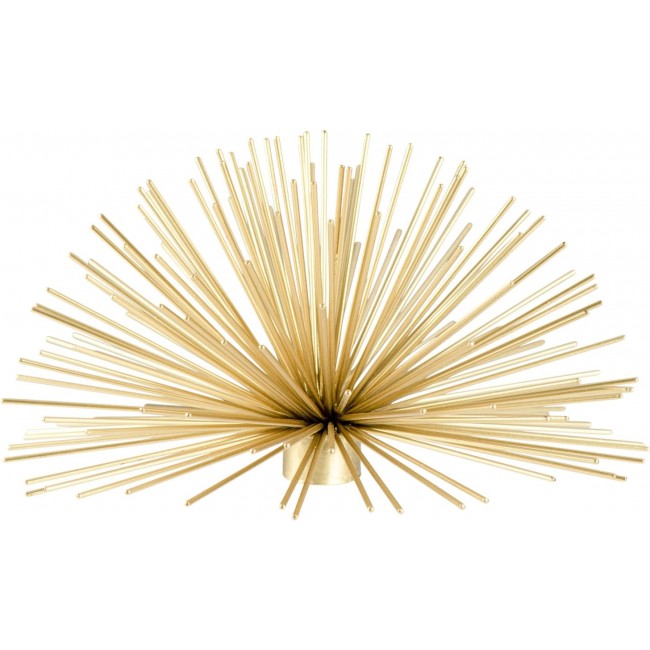 كرة زينة معدنية ذهبيه بتصميم بجسم قنفذ شوكي 8233