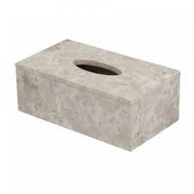 علبه مناديل من الحجر الطبيعي بلمسه كلاسيكيه فاخره 8273