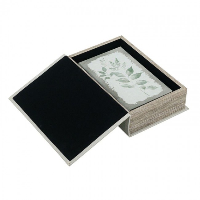 طقم صندوق كتب مزخرف بتصميم أزهار ناعمة حجمين 8346