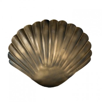 صحن تتقديم بتصميم صدف من المعدن الفاخر متوفر الحجمين 8159 صحن تتقديم بتصميم صدف من المعدن الفاخر متوفر الحجمين 8159