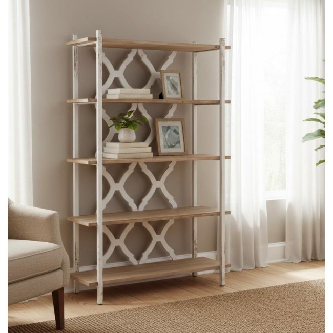 كونسول جداري من الخشب الطبيعي بارفف بتصميم اوربي  8208