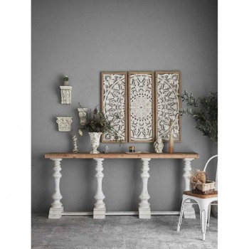 كونسول جداري بتصميم فينتج على الطراز الاروبي 2343