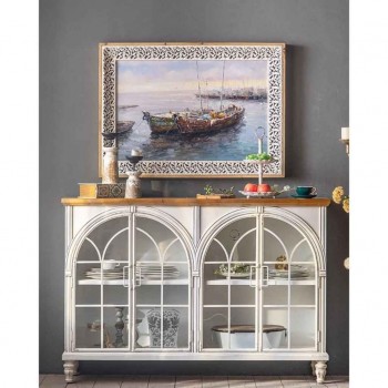 كونسول جذاري خشب شابي شيك ستايل L1560 كونسول جذاري خشب شابي شيك ستايل L1560