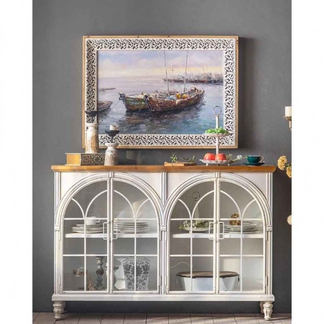 كونسول جذاري خشب شابي شيك ستايل L1560 كونسول جذاري خشب شابي شيك ستايل L1560