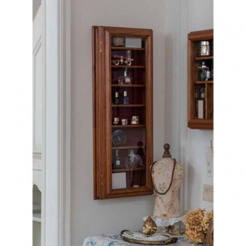 رف ديكور جدارية متعدد ارفف مصنوع من الخشب الطبيعي بطراز فرنسي 9175