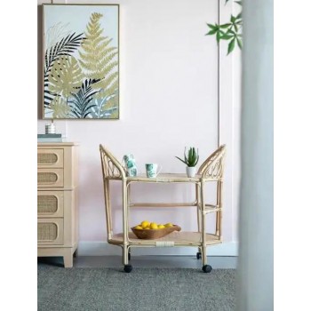 عربه تقديم مصنوعه من الخوص الطبيعي 8424 عربه تقديم مصنوعه من الخوص الطبيعي 8424