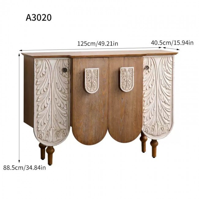 كونسول جداري مصنوع من الخشب البلوط الطبيعي بطراز أوربي8753 كونسول جداري مصنوع من الخشب البلوط الطبيعي بطراز أوربي8753