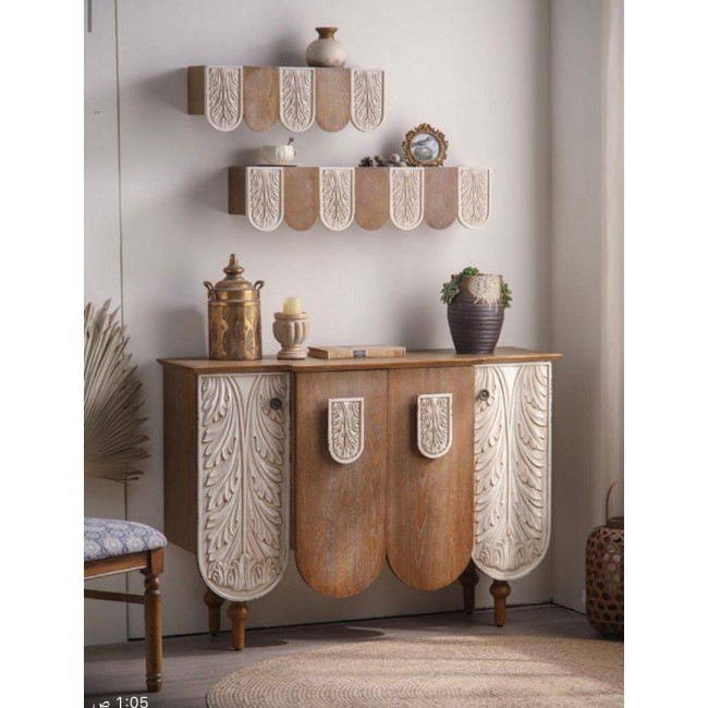 كونسول جداري مصنوع من الخشب البلوط الطبيعي بطراز أوربي8753 كونسول جداري مصنوع من الخشب البلوط الطبيعي بطراز أوربي8753