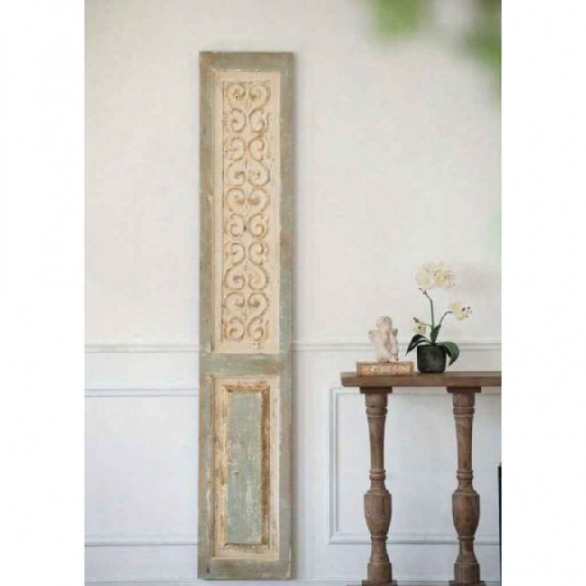 ديكور جداري خشب بتصميم ريفي شابي شيك 7749