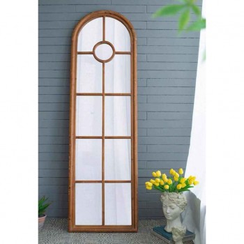 مرايا جداريه باطار خشبي طبيعي بتصميم اوربي7777بارتفاع 200.41cm مرايا جداريه باطار خشبي طبيعي بتصميم اوربي7777بارتفاع 200.41cm