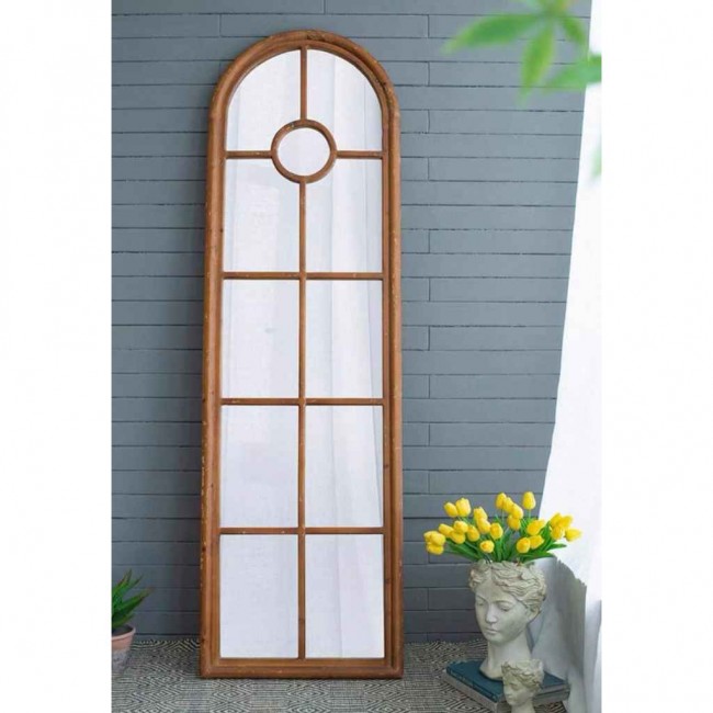 مرايا جداريه باطار خشبي طبيعي بتصميم اوربي7777بارتفاع 200.41cm مرايا جداريه باطار خشبي طبيعي بتصميم اوربي7777بارتفاع 200.41cm