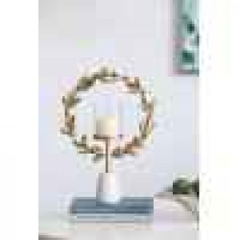 شمعدان بقاعده رخام بتصميم روماني 7814